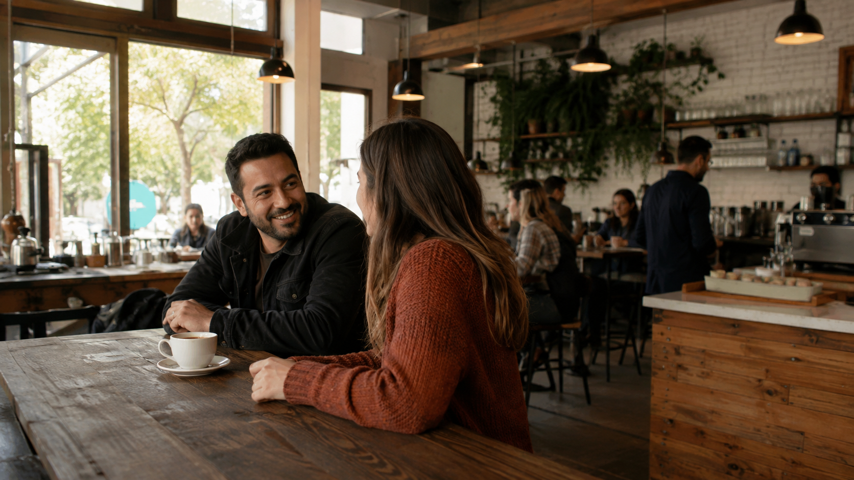 Dining & Coffee shared in an everyday human moment