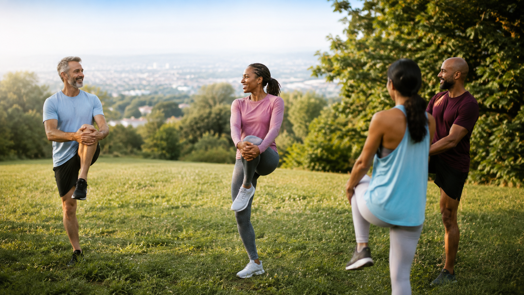 Fitness shared in an everyday human moment