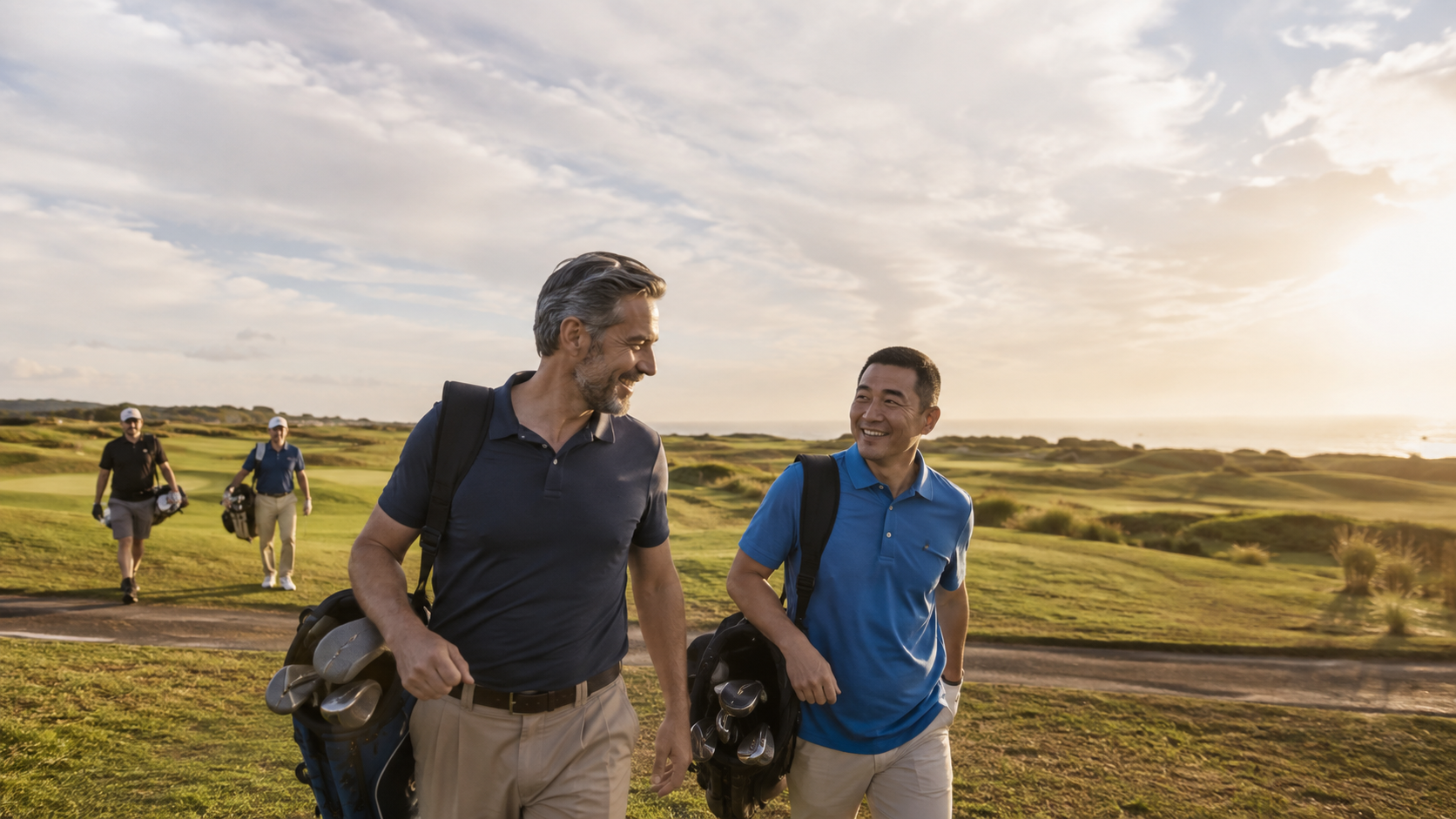 Golf shared in an everyday human moment