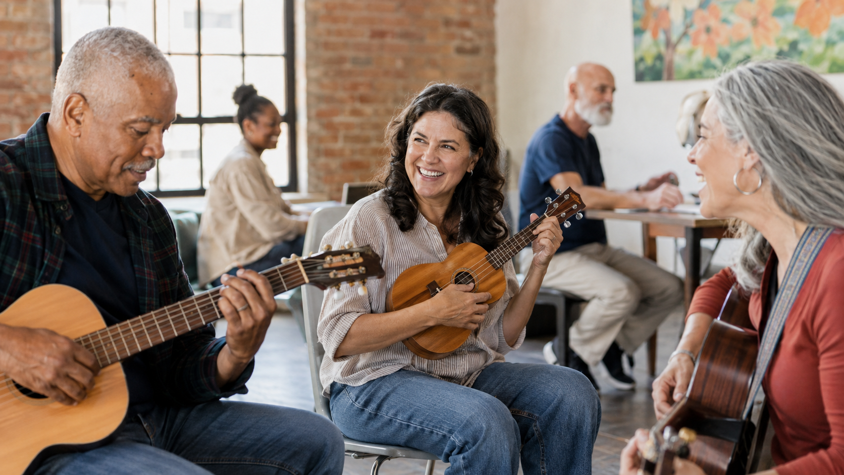 Music Making shared in an everyday human moment