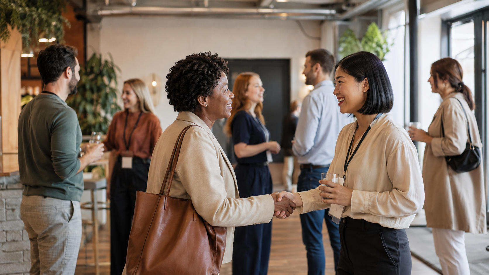 Networking shared in an everyday human moment