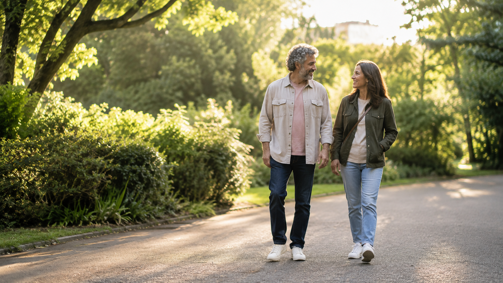 Walking Partners shared in an everyday human moment